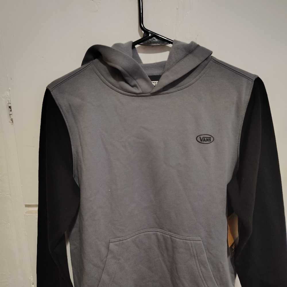 Vans SKOVAL Pullover hoodie quiet grey Medium NWT